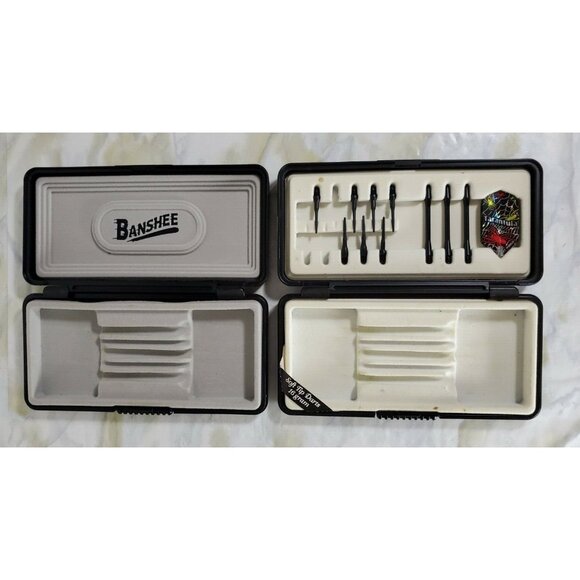 Vtg x2 Dart World Tarantula & The Banshee Soft Tip Cases with Partial Contents - Picture 3 of 5